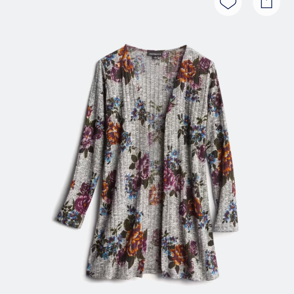 Fortune and Ivy Floral Cardigan